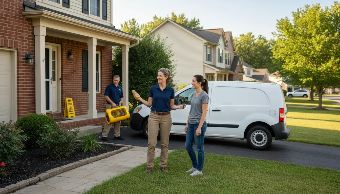 Water restoration image for Mold Remediation in Morrowville, KS